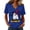 Blue(Halloween Ghost Bat), variant on Halloween Costumes for Women V Neck Fall Funny Halloween Ghost Bat Short Sleeve T-Shirt Autumn Holiday Loose Fit Tee Tops Gray XL