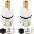 thumbnail image 1 of ARCADORA RP25513 Faucet Stem Kit for Two Handle Faucets Brass Rubber Repair Leaks Easy Install Bathroom Kitchen, 1 of 4