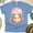 CarolinaBlue, variant on Jingle All The Way T-Shirt | Snow Globe Holiday Graphic Tee, White, Size S