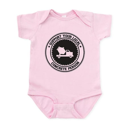 

CafePress - Support Concrete Person Infant Bodysuit - Baby Light Bodysuit Size Newborn - 24 Months