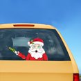 thumbnail image 4 of Riwesomey Etiqueta engomada del limpiaparabrisas de la ventana trasera del coche de Papá Noel estilo de coche de Navidad divertido brazo que agita las Automoción decorativa y accesorios No.08 Riwesomey VI1434-08B, 4 of 6
