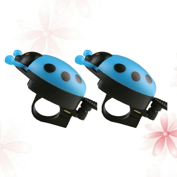 GOOHOCHY 2 Pcs Horn Kids Bells Bicycle Bell Novelty Bike Bell Child 8.50X5.00X5.00CM Blue
