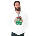 thumbnail image 3 of Airbrush Woodsy Owl Not A Dirty Bird Zip Up Hoodie Men's Women's Brisco Brands X, 3 of 6