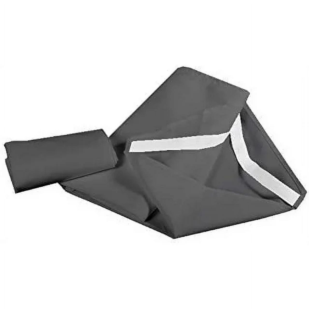 Preschool Cot Sheets Toddler Daycare/Pre-School Cot Sheet Corner Elastic Loops Cot Bed Fitted Sheet/Children's Naptime Cot Sheet- Dark Gray Solid- 23" W X 52" L - Pack of 18