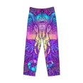 thumbnail image 6 of Daiia Elephant in Tribal Style Men's Sleep Pant with Pockets and Drawstring,Pajama Pants-Large, 6 of 9