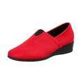 thumbnail image 3 of YOUYEDIAN Loafers for Women Spring Fall Pointed Toe Versatile Slip On Wedge Heel Shoes Fashion Comfortable Casual Shoes, 3 of 5