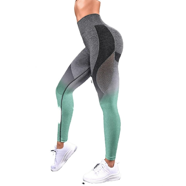 Mint Green Active Bottoms Women's Sports Leggings (Women's)