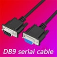Straight Through DB9 RS232 Serial Pure Copper Conductor female To straight-through-db9-rs232-serial-pure-copper-conductor-female-to