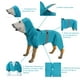 thumbnail image 3 of Impermeable para perros Unique Bargains totalmente reflectante y ajustable, chaqueta impermeable para cachorros con capucha transparente, tamaño M, 1 Pcs, 3 of 7