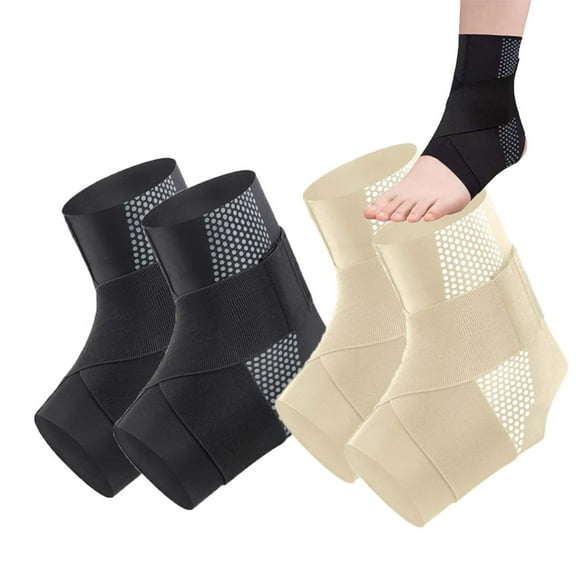 Msgweeeg Ankle Protection Brace Athletic Sports Foot Support Sprain Prevention Ankle Wrap Compression Stabilizer for Running Basketball Injury Recovery