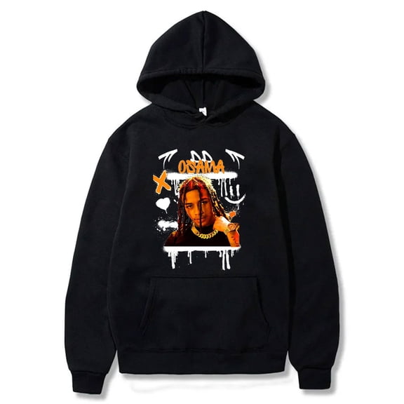 DD Osama Upnow Vintage Hoodies Rapper Tour Merch Women Men Fashion Casual HipHop Style Hooded Sweatshirts