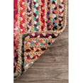 thumbnail image 5 of Indian Handmade Braided Multi Color Cotton with Natural Jute Area Rugs , Home Decor Carpet Size 2 x 4 Feet ( 60 cm x 120 cm ), 5 of 5