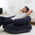 thumbnail image 1 of BotaniNest Portable Inflatable Air Sofa For Outdoor Camping Beach Picnic Festival Comfortable, 1 of 4