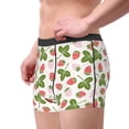 thumbnail image 3 of Bingfone Strawberry Floral Men's Underwear - Casual Stretch Boxer Briefs-, 3 of 7