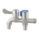 thumbnail image 3 of Double Head Faucet Double Outlet Faucet Home Use Stainless Steel Material User-friendly Design Air-injected Water Flow, 3 of 10
