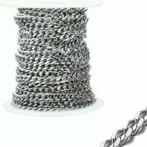 Stainless Steel Bulk Necklace Chain Wholesale Silver Making Lot Diy Hotsale Link