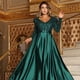 thumbnail image 4 of Vestido de fiesta de noche con escote en V profundo y sexy de primavera para mujer europea y americana, 4 of 5