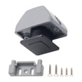thumbnail image 2 of Lipstore Push Button Latch Sturdy Replacement RV Push Cabinet Lock Marine Latch for Boats Black Gray, 2 of 8