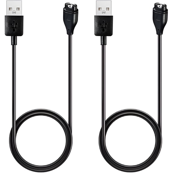 GJX Charger for Vivosmart 5, Replacement Charging Cable Cord for Vivosmart 5 Smart Watch [2Pack, 3.3ft/1m]