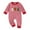 Watermelon Red, variant on yocbz Smocked Christmas Romper Boy My First Christmas Baby Boy Outfit Letter Print Long Sleeve Button Romper Jumpsuit Christmas Outfits Black,Size for 3-6 Months
