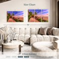 thumbnail image 4 of Elephant Stock La Digue Sundown Wall Art - Horizontal Multi Panel Canvas - Living Room Wall Decor - Beach Multi Panel - Beige And Green Decor - 45" x 28", 4 of 8