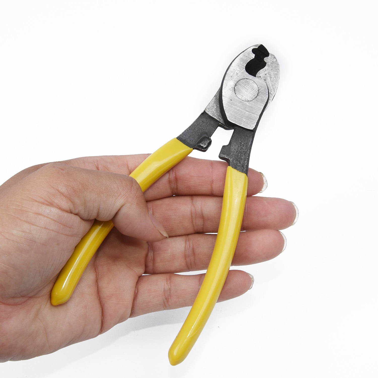 Petrochemical Electric Wire Stripper Cutting Plier Plastic Handle Cable Cutter 