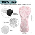 thumbnail image 6 of Yuyamidu Pink Cow Print Golf Club Head Covers for Driver, Fairway Woods, Hybrid Waterproof PU Leather Golf Head Cover Cute Golf Headcover, 6 of 8