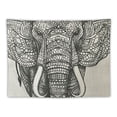 thumbnail image 5 of Orinice Elephant Patterns Tapestry Wall Hanging Unique Style Graphic Tapestries Home Wall Decor Art for Living Room Bedroom Apartment Farmhouse Dorm 40x30inch, 5 of 6