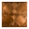 Great Lakes Tin 2ft x 2ft Erie Copper Lay-In Ceiling Tile (5-Pack)