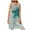 DT-Mint Green, variant on DailyTrove Women's Loose Fit Vacation Dress, Sleeveless, Beach Trip & Resort Style, Breathable Cotton Blend, Solid Color