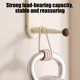thumbnail image 5 of Retractable Clothes Hanger Organizer Drill Free Wall Mounted Hanger Storage Rack Space Saving Multi Function Laundry Organizer for Balcony Laundry Room Wardrobe, 5 of 6