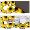 thumbnail image 6 of LAMIRO Kitchen Mats,Sunflower Kitchen Mats for Floor,Anti-Fatigue Mats for Kitchen Floor Cushioned,Non-Skid Washable Memory Foam Kitchen Rugs and Mats for Bedroom,Office,Sink,Laundry 17.3*29'''', 6 of 7
