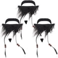 thumbnail image 1 of 3pcs Party Barbas falsas Cosplay Pirate Beards Cosplay Props Suministros de fiesta de bigote falsos, 1 of 7