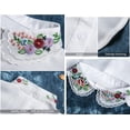 thumbnail image 5 of CAILDANL Fake Collar Detachable Blouse Collar Half Shirts Faux False Collar for Women & Girls Favors, 5 of 9