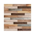 thumbnail image 1 of Imitation Wood Grain Tile Stickers Retro Brick Pattern Floor Stickers Home Decoration Self-Adhesive DIY Wall Stickers (Multicolor), 1 of 8