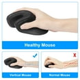 thumbnail image 3 of 2.4G wireless vertical ergonomics vertical office 3 levels DPI black, 3 of 7