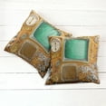 thumbnail image 6 of Ambesonne Retro Throw Pillow Cover 2 Pack, Grunge Steampunk Machine, 20", Orange Green Pale Grey, 6 of 7