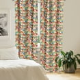 thumbnail image 2 of Ambesonne Geometric Curtains, Japanese Interlocking, Pair of 28"x95", Multicolor, 2 of 5