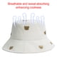 thumbnail image 3 of Sombrero de verano con circunferencia de 54-58 cm, sombrero de pescador con oso bordado para mujer, sombrero para lavabo, sombrero protector solar para exteriores, 3 of 5