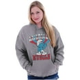 thumbnail image 3 of Hefty Smurf American Muscle USA Unisex Plus Size Hoodie Brisco Brands 3X, 3 of 5