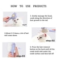 thumbnail image 3 of Magic Pet Comb, Pet Grooming Cat and Dog Brush, 2023 New Pet Hair Cleaner Brush, Cat Grooming Brush Long or Short Hair Cats Dogs Pet Massage Brushes, 3 of 5
