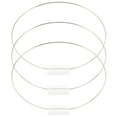 thumbnail image 6 of SENSETH 1 Set of Hoop Centerpiece with Stand Metal Rings and Place Card Holders Wreath Making Rings for Table, 6 of 8