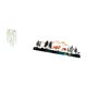 thumbnail image 5 of Adhesivo de pared,Vinilo decorativo de pared con enredaderas colgantes para dormitorio (DIY),Vinilo decorativo de hojas verdes para pared,ideal para la oficina.,Escultura mural,Escultura, 5 of 8