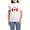 With Blue Strpe Pant, variant on - Id Rather Be In Canada Pajamas - Women's Short Sleeve Print T-Shirt and Pants Light Cotton Pajama Set