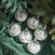 thumbnail image 3 of 6 piezas de bolas de nieve blancas para adornos navideños, adornos para árboles de Navidad, bolas transparentes, adornos navideños colgantes para el hogar y la Navidad, 3 of 5