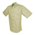 thumbnail image 2 of TAG SAFARI Trail Shirt for Men Short Sleeve, Color: Stone, Size: 3XL (TAGS-MS-039S/S-P867-S-3XL), 2 of 3