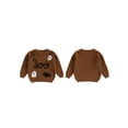 thumbnail image 2 of BemeyourBBs Baby Halloween Sweater Casual Letter Ghost Spider Embroidery Pullover, 2 of 9