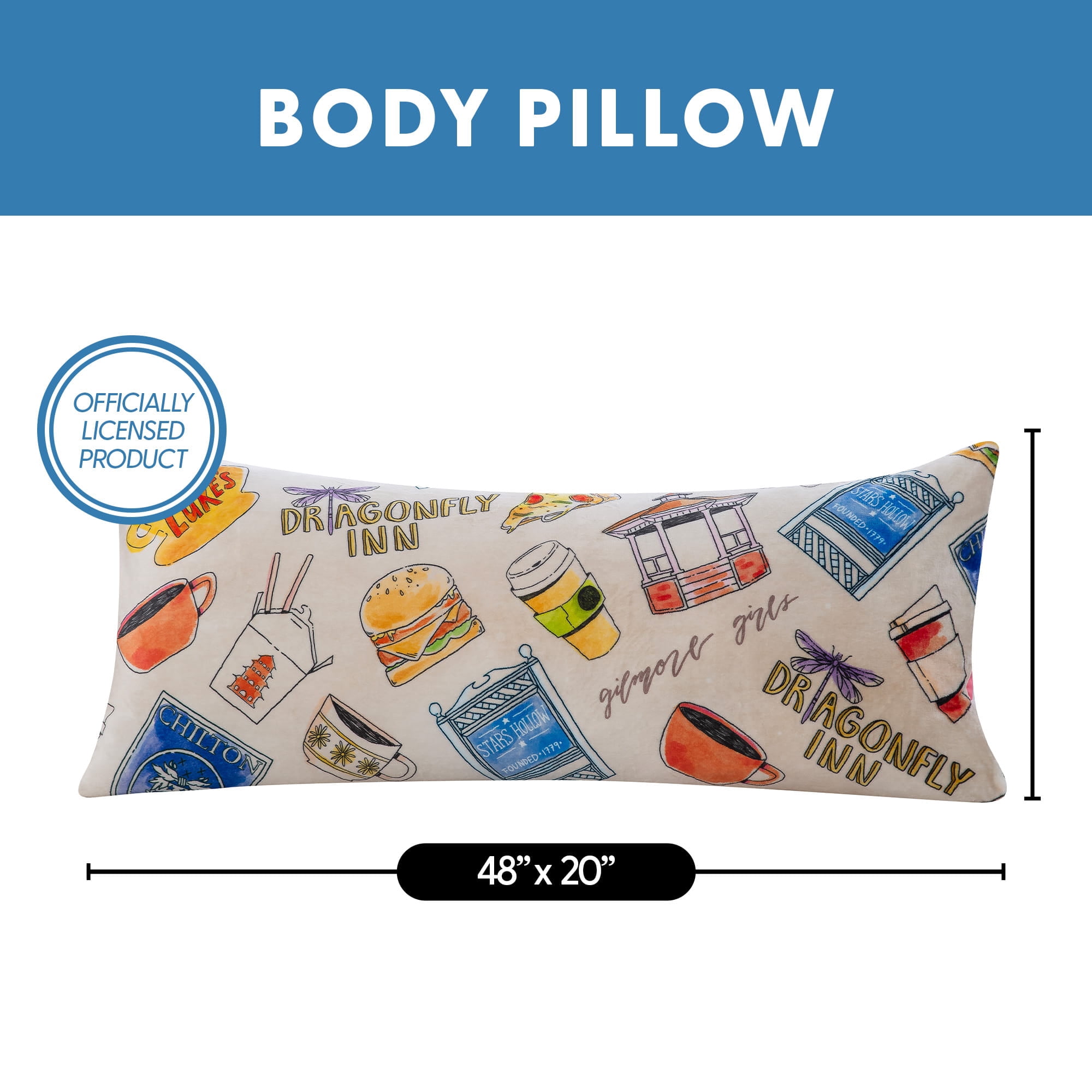 Gilmore Girls Gilmore Favs 20x48 Body Pillow