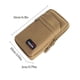 thumbnail image 4 of Naiovety Riñonera deportiva de tela Oxford para ciclismo, paquete para correr, ejercicio de entrenamiento, bolsa para cinturón de transporte, accesorios Mochilas de mochilero Caqui de una sola capa Naiovety OD021882-02B, 4 of 6