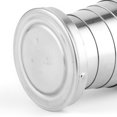 thumbnail image 1 of Material de acero inoxidable taza de acero inoxidable, copa para exteriores portátil de espacio de ahorro, taza colapsable fácil de transportar, para actividades al aire libre, 1 of 7